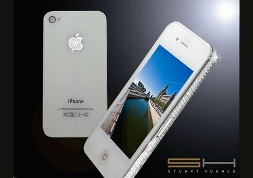 Iphone4也奢華 天價鑽石版手機